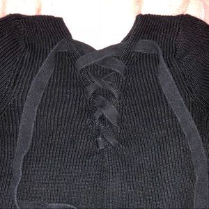 Reversible Black Sweater